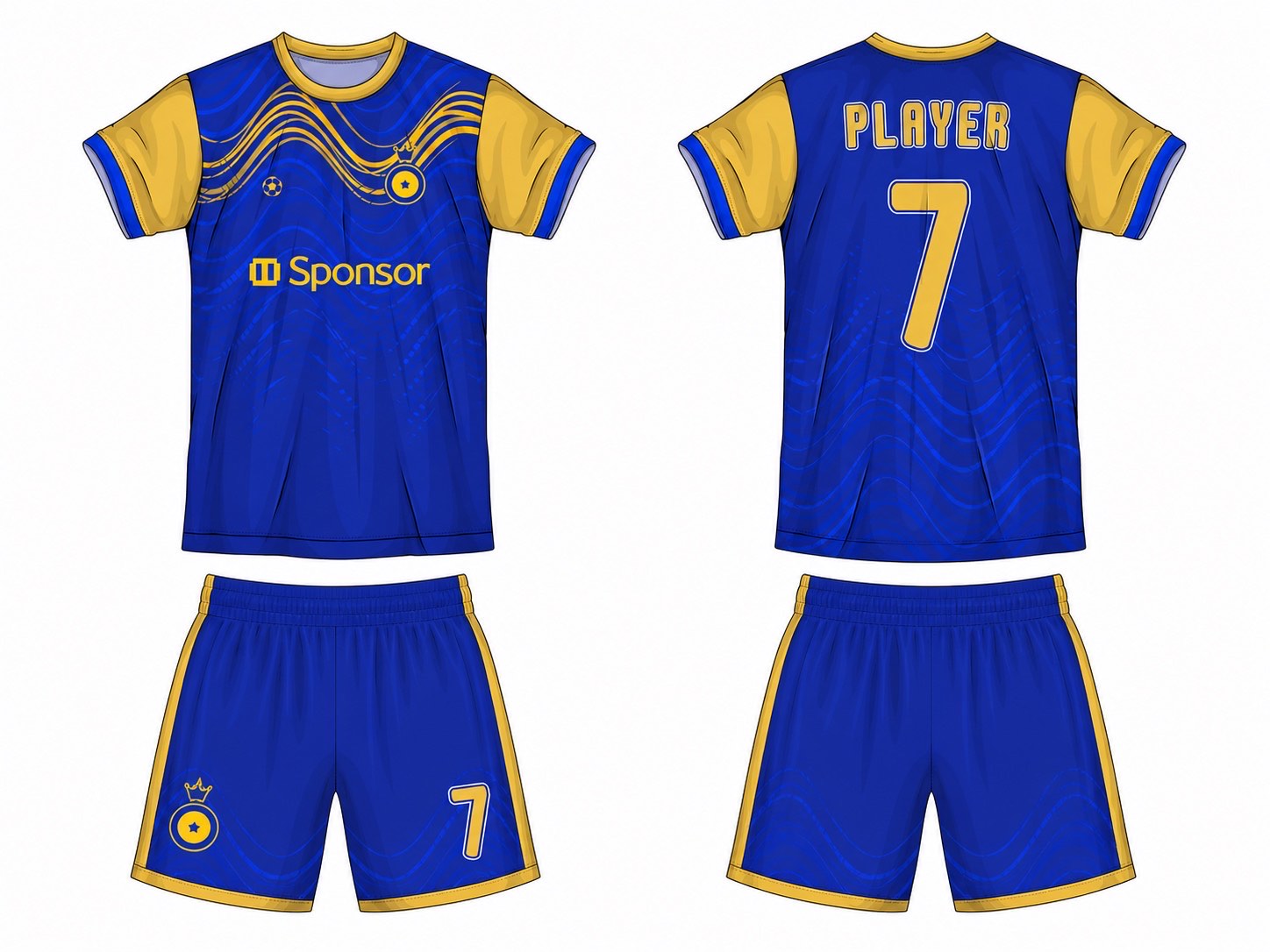 足球球衣设计 1 style 007 football jersey and shorts set