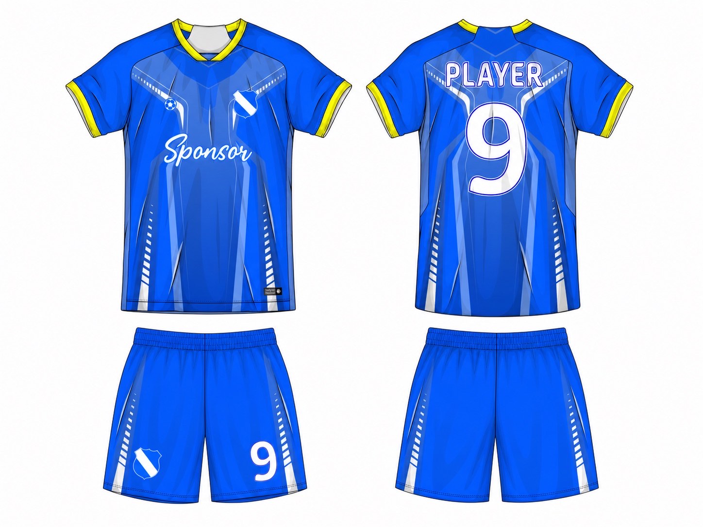 足球球衣设计 1 style 008 football jersey and shorts set