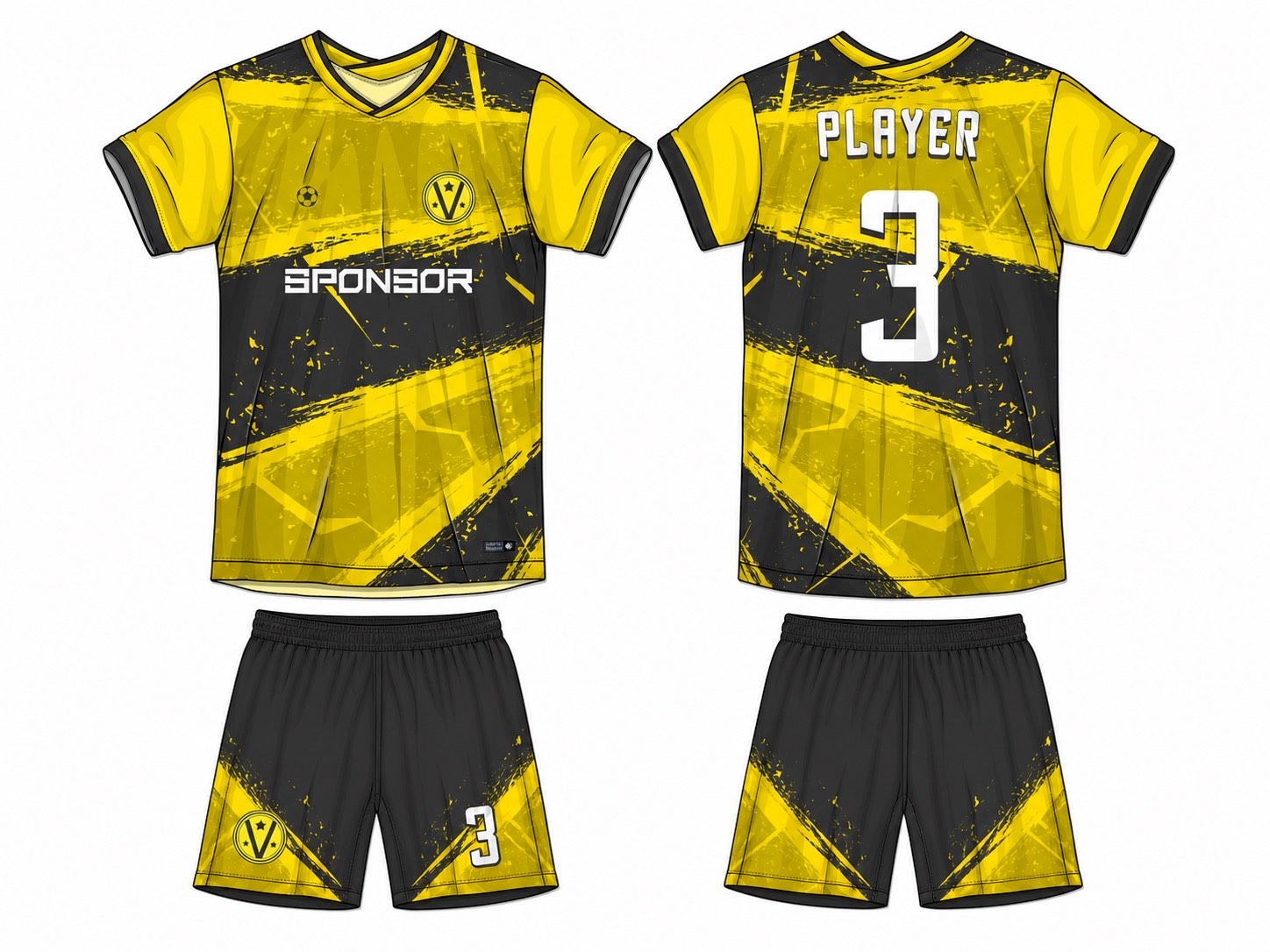 足球球衣设计 1 style 024 football jersey and shorts set