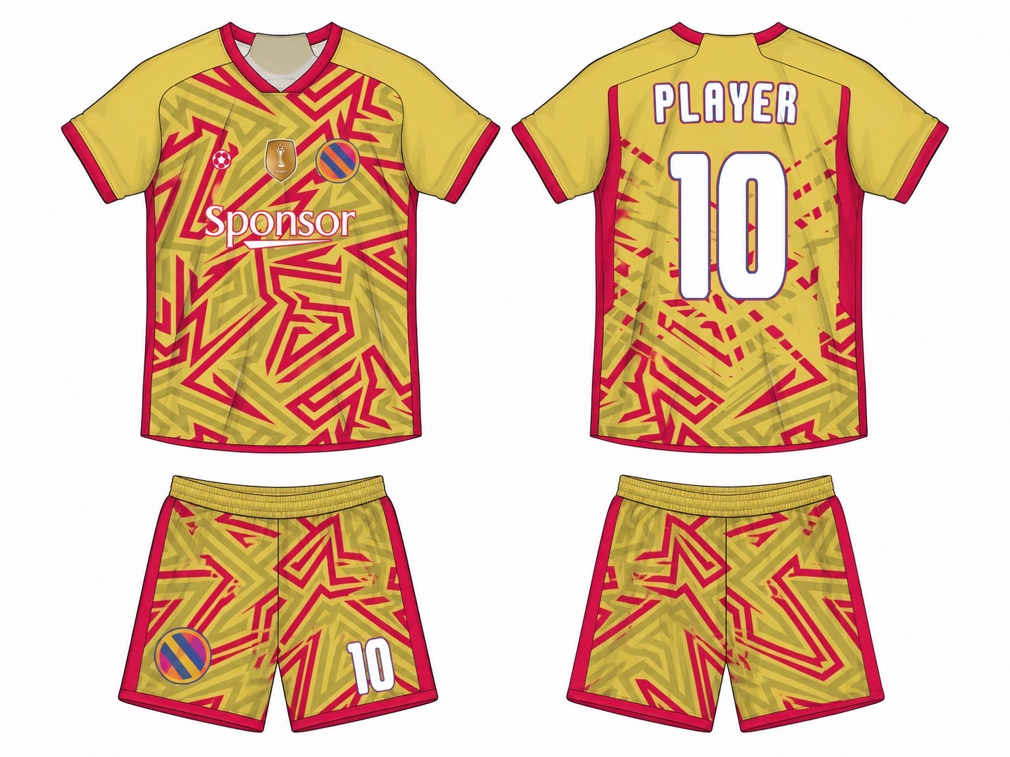 足球球衣设计 1 style 025 football jersey and shorts set