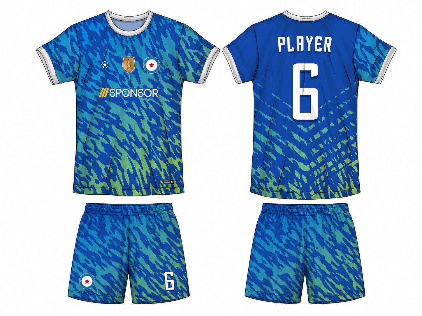 足球球衣设计 1 style 027 football jersey and shorts set