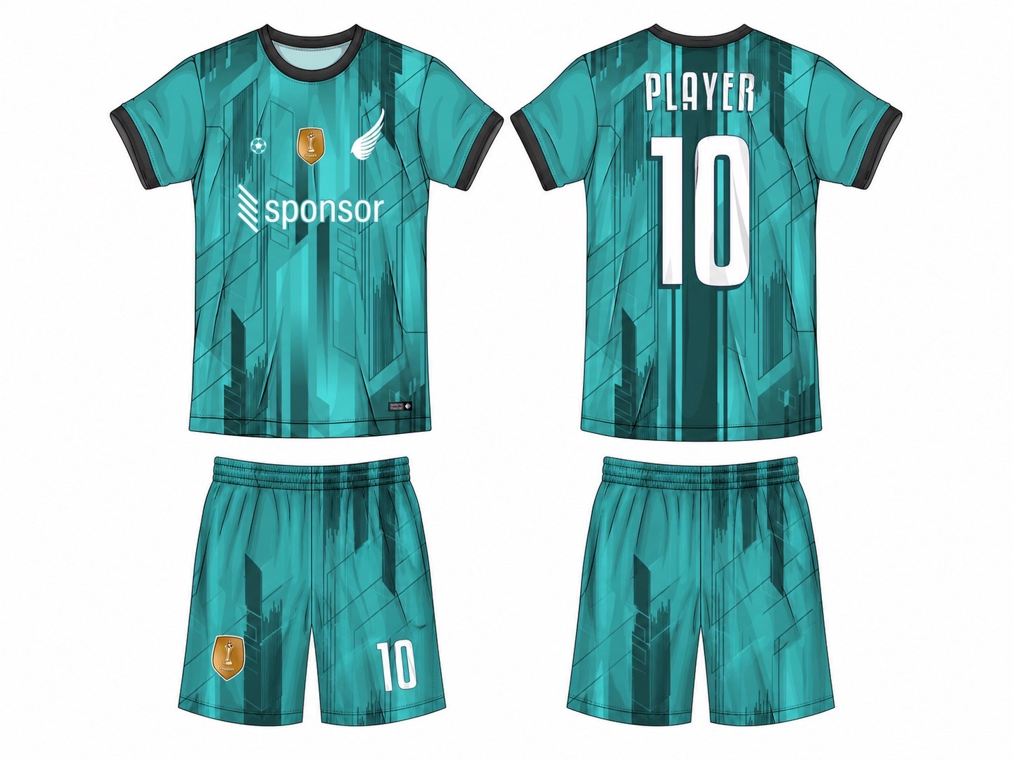 足球球衣设计 1 style 030 football jersey and shorts set