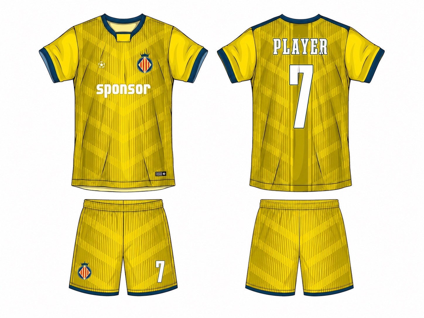 足球球衣设计 1 style 037 football jersey and shorts set