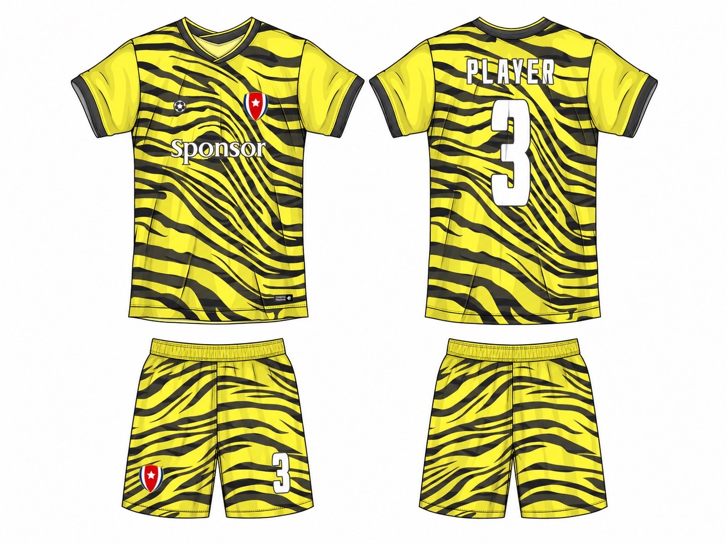足球球衣设计 1 style 042 football jersey and shorts set