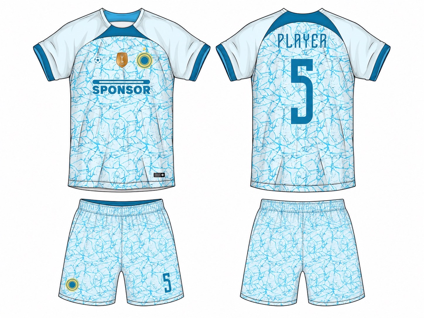 足球球衣设计 1 style 045 football jersey and shorts set