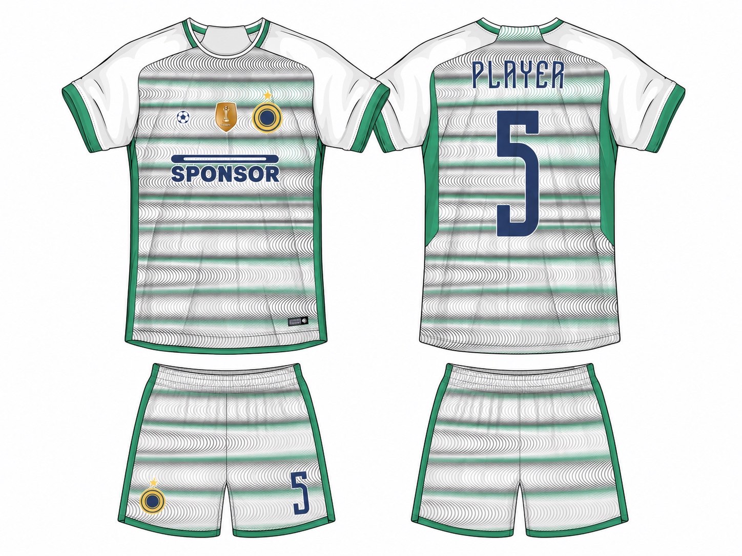 足球球衣设计 1 style 046 football jersey and shorts set