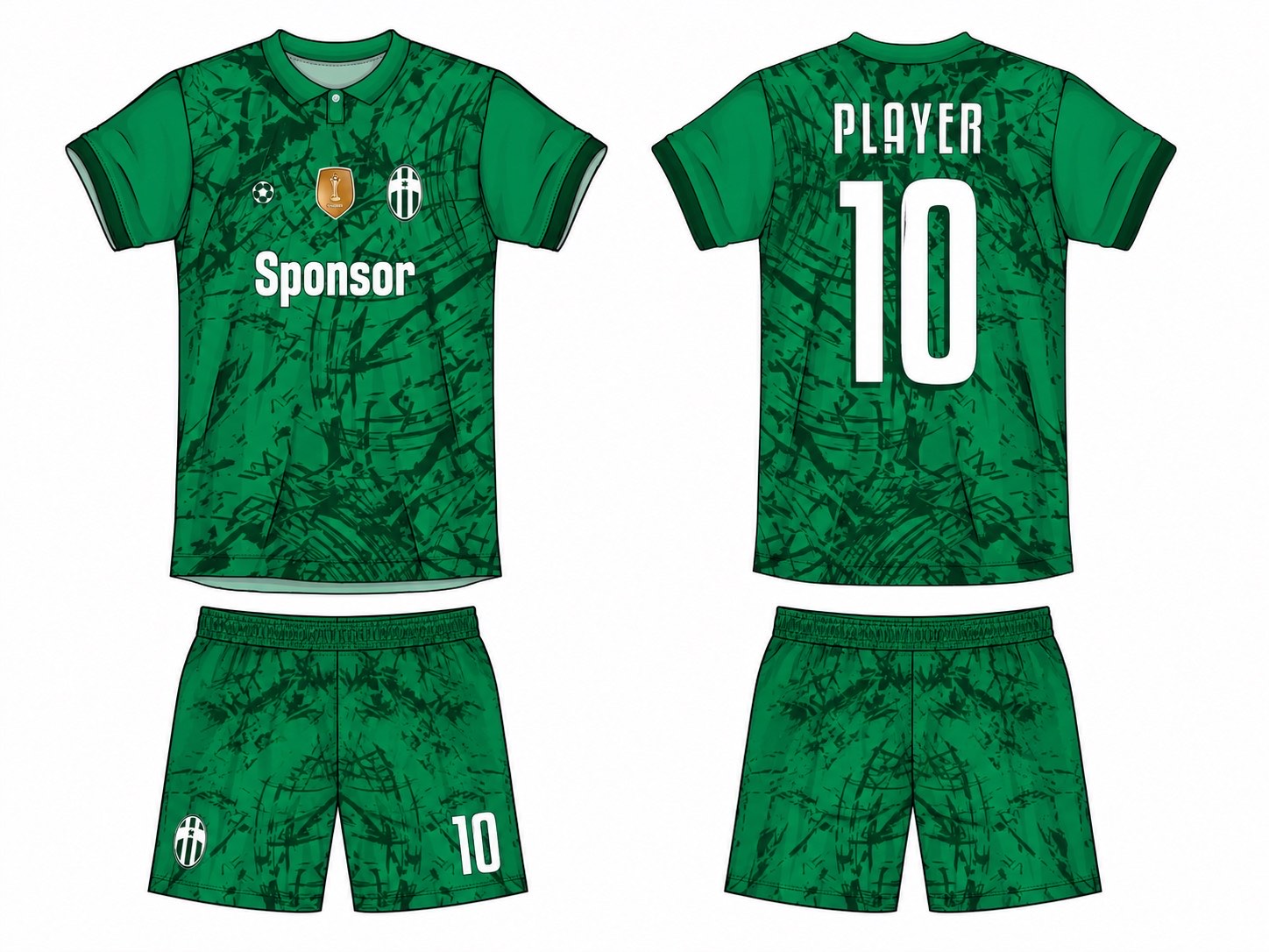 足球球衣设计 1 style 049 football jersey and shorts set