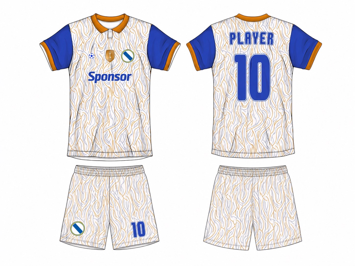 足球球衣设计 1 style 066 football jersey and shorts set