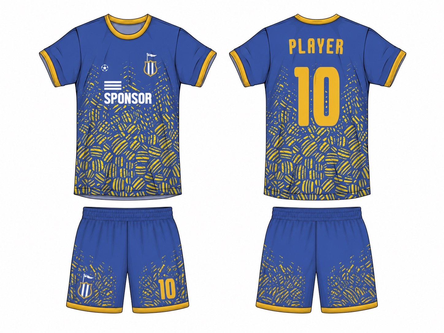足球球衣设计 1 style 069 football jersey and shorts set