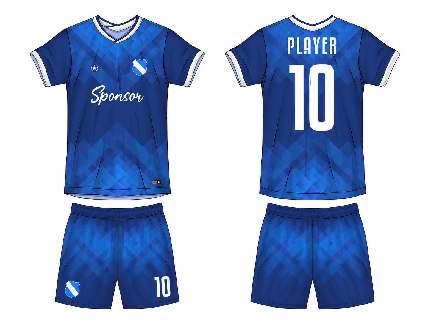 足球球衣设计 1 style 088 football jersey and shorts set