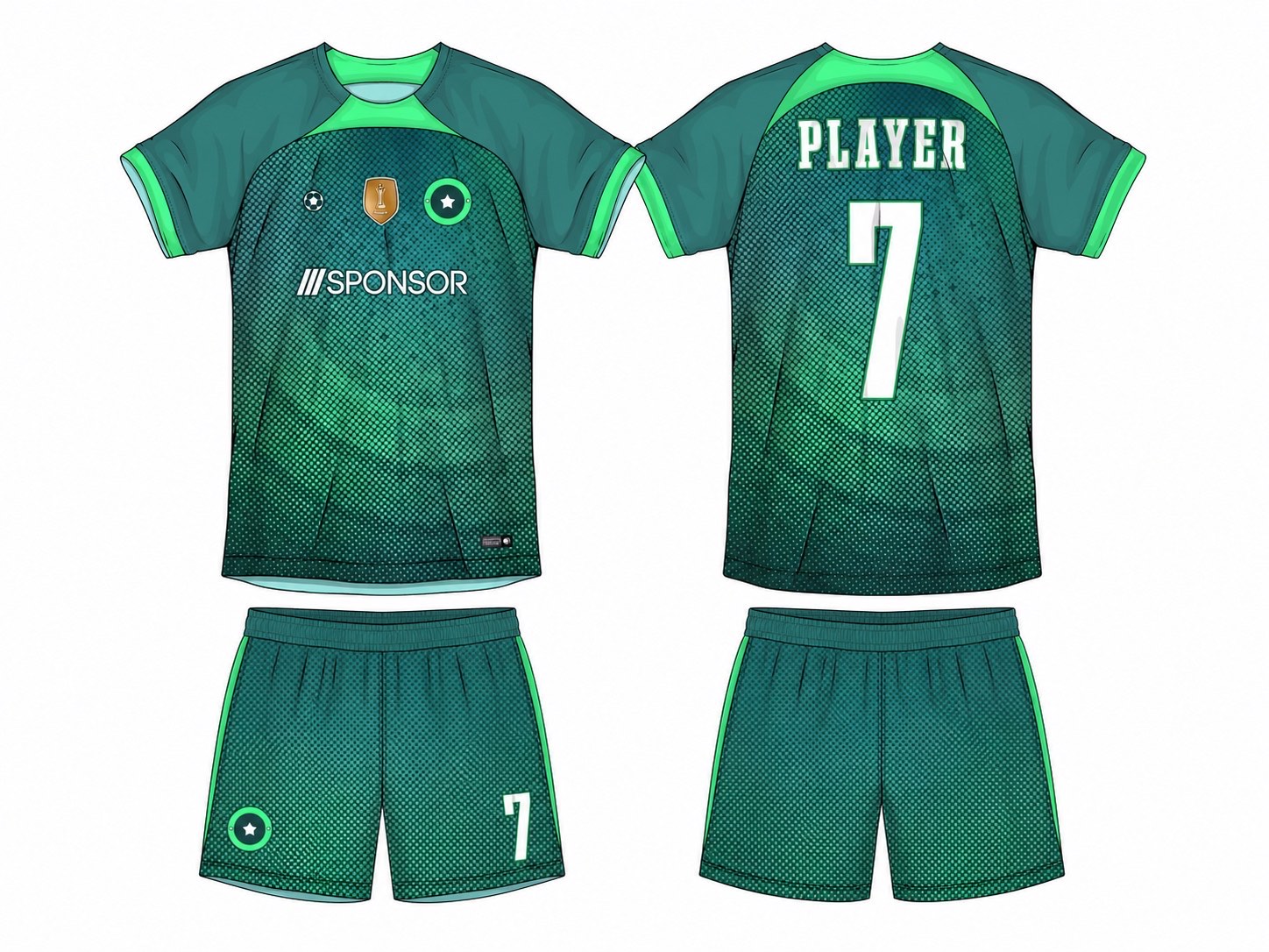 足球球衣设计 1 style 091 football jersey and shorts set