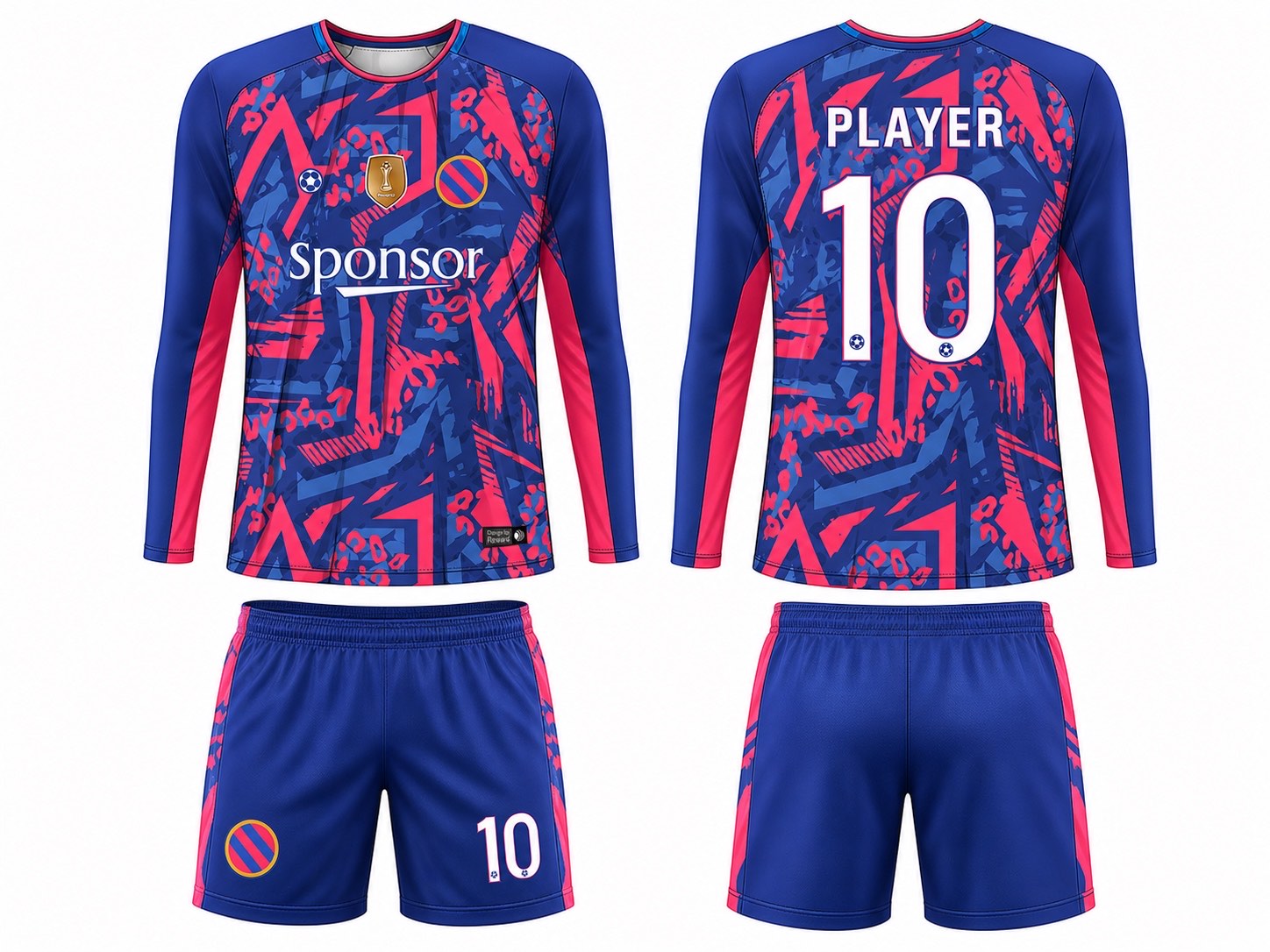 足球球衣设计 2 style 003 football jersey and shorts set