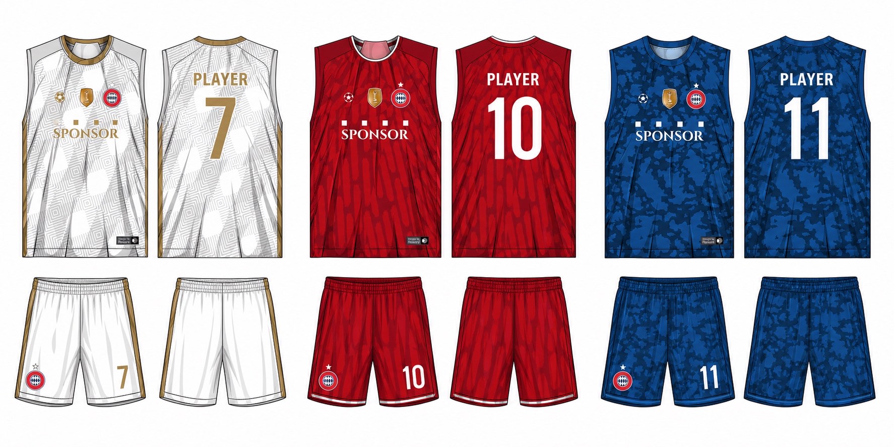 足球球衣设计 2 style 016 football jersey and shorts set