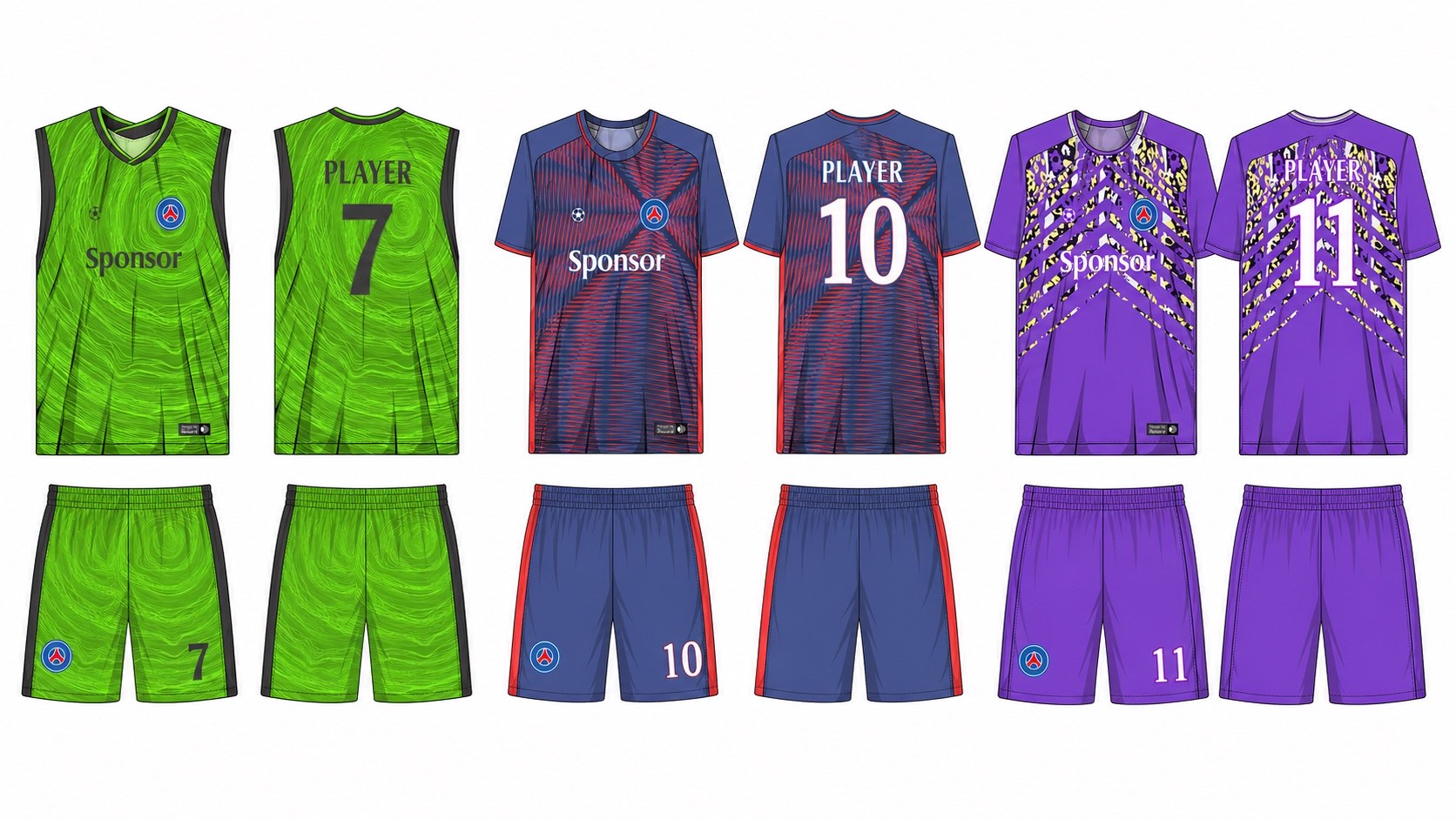 足球球衣设计 2 style 017 football jersey and shorts set