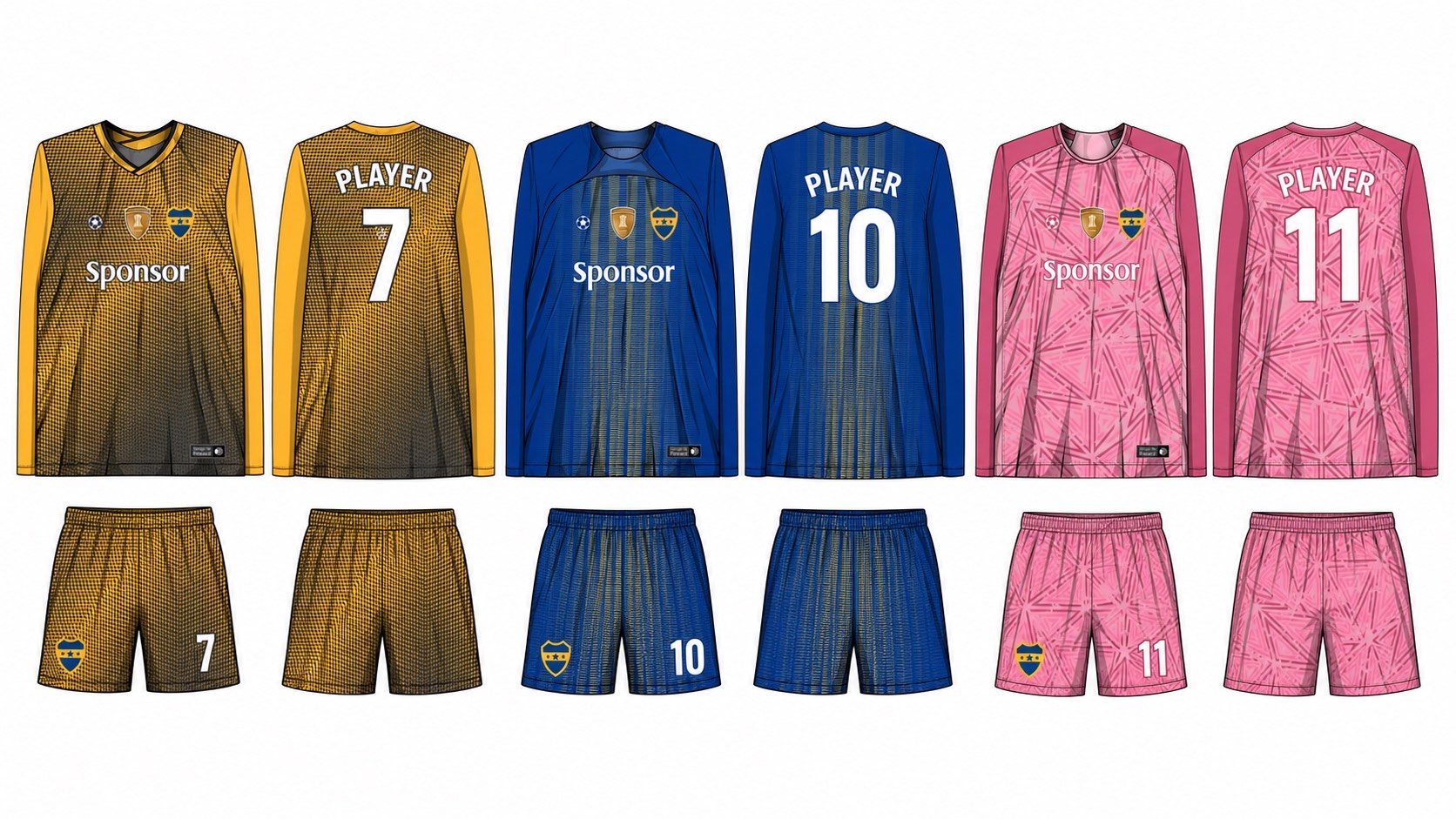 足球球衣设计 2 style 020 football jersey and shorts set