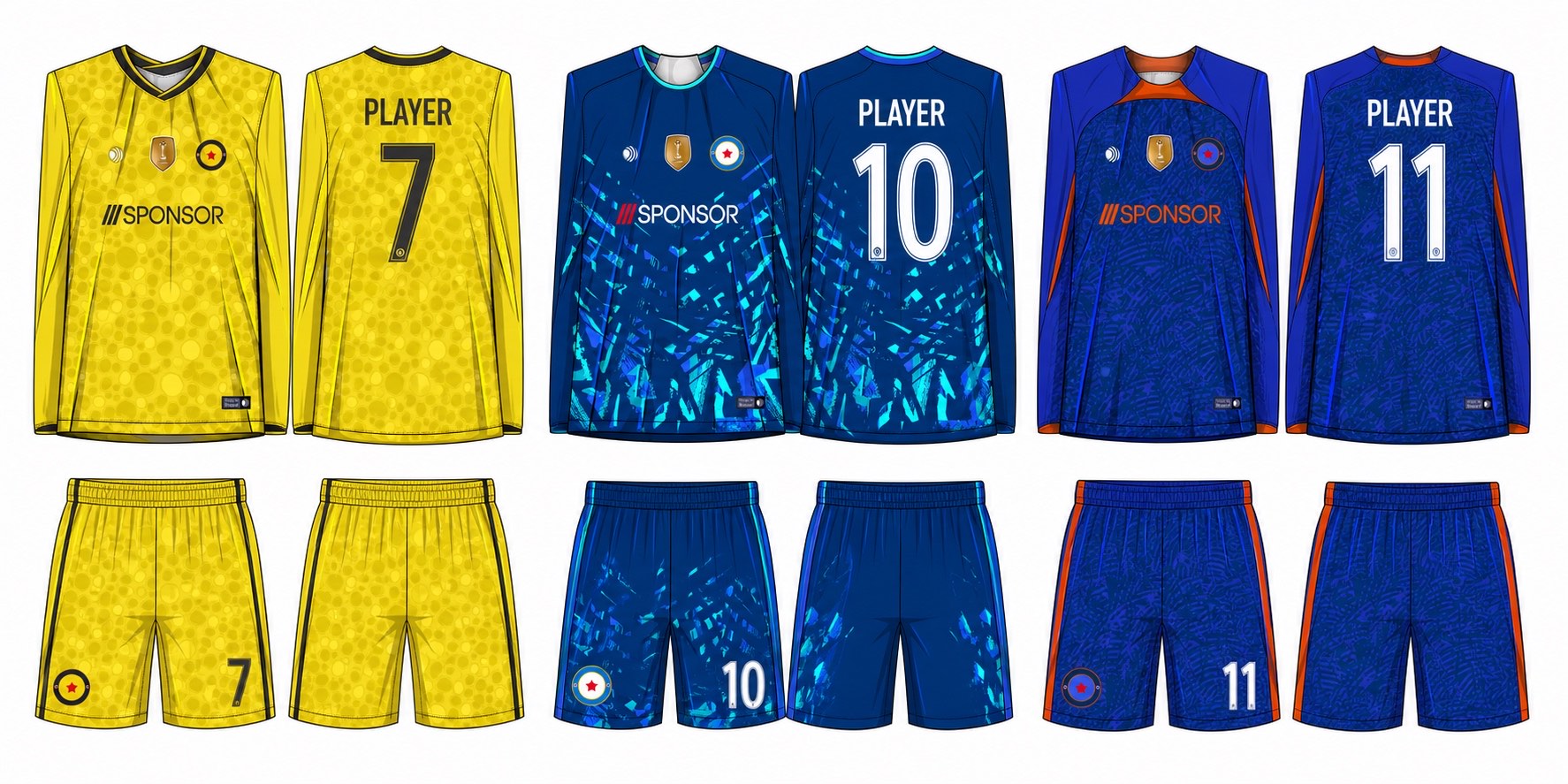 足球球衣设计 2 style 023 football jersey and shorts set