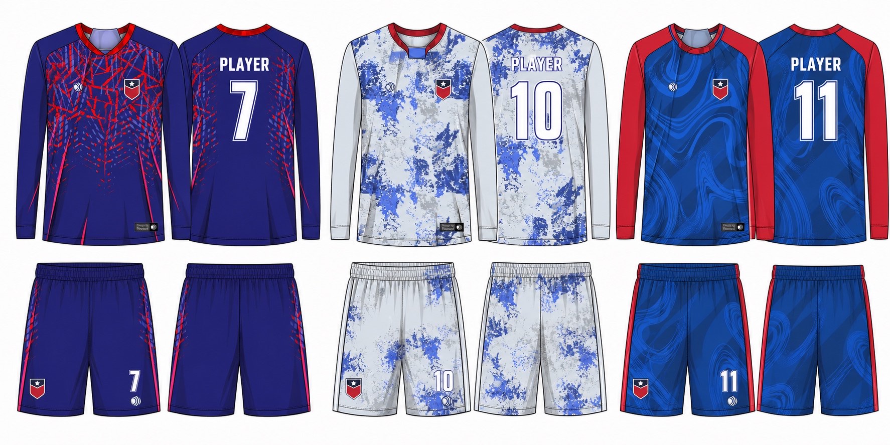 足球球衣设计 2 style 047 football jersey and shorts set