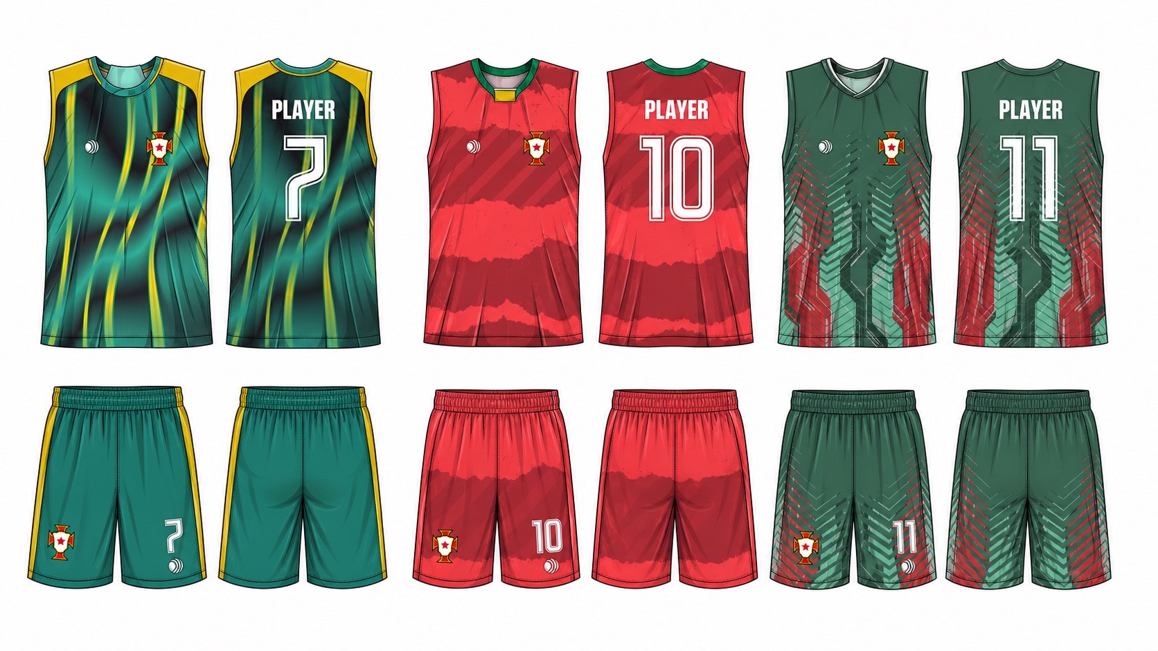 足球球衣设计 2 style 048 football jersey and shorts set