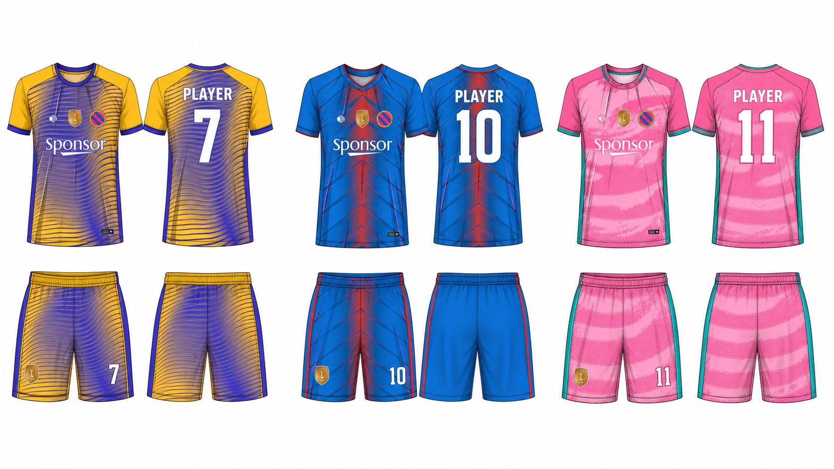 足球球衣设计 2 style 055 football jersey and shorts set