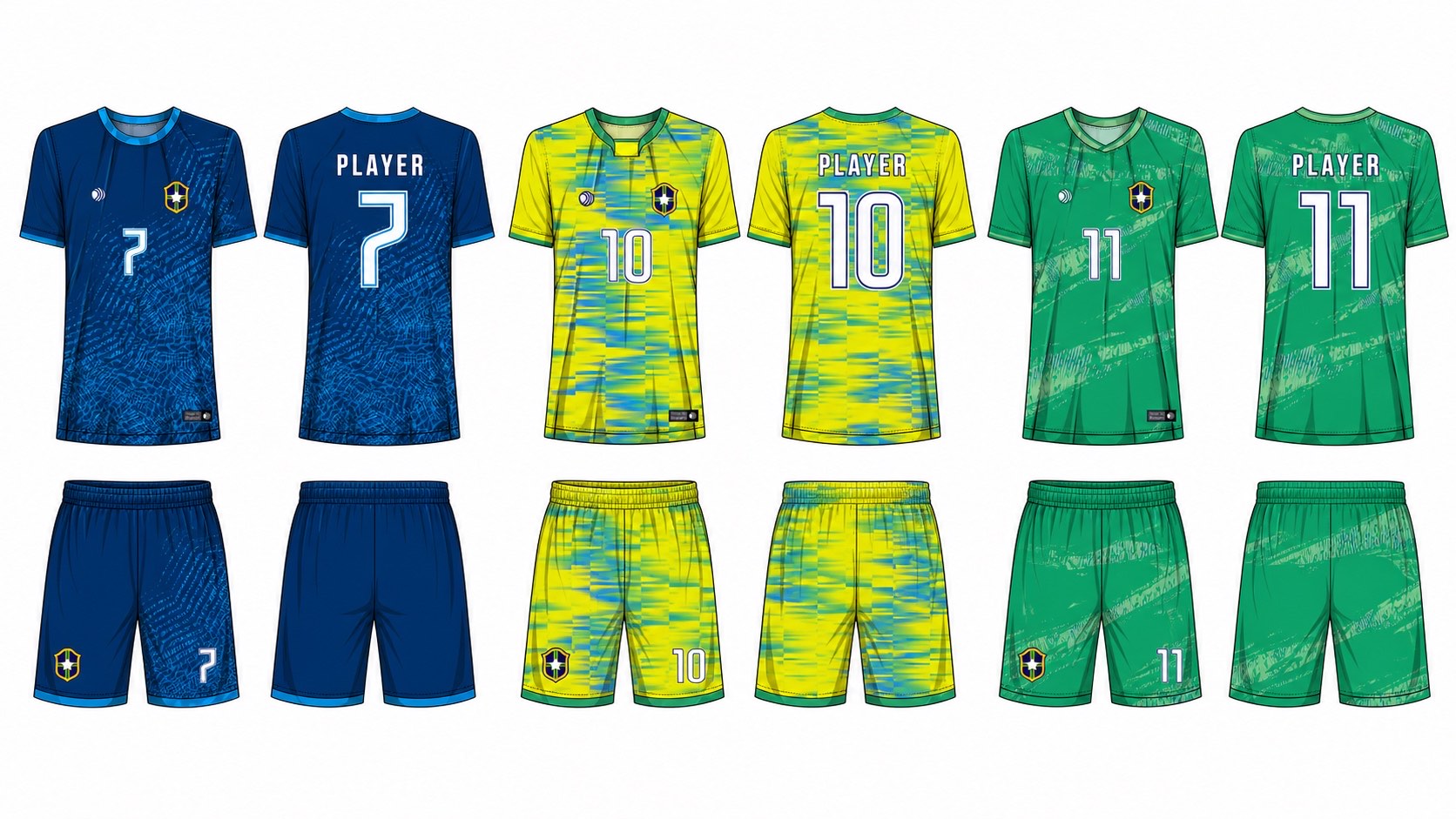 足球球衣设计 2 style 062 football jersey and shorts set