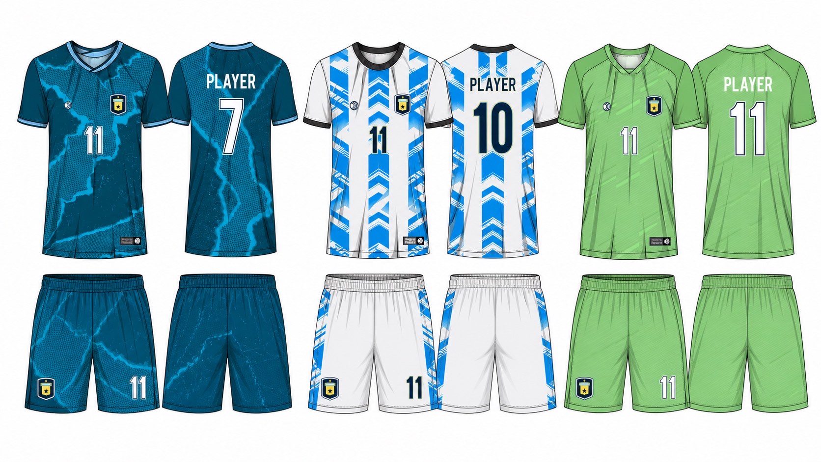 足球球衣设计 2 style 063 football jersey and shorts set
