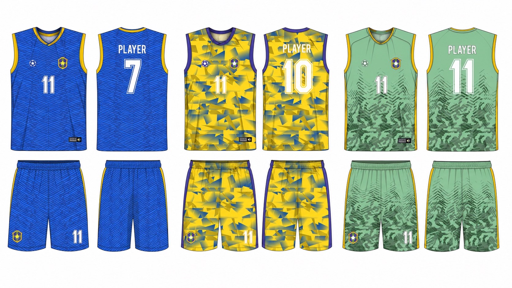 足球球衣设计 2 style 070 football jersey and shorts set