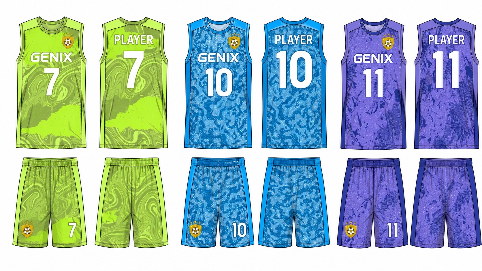 足球球衣设计 2 style 071 football jersey and shorts set