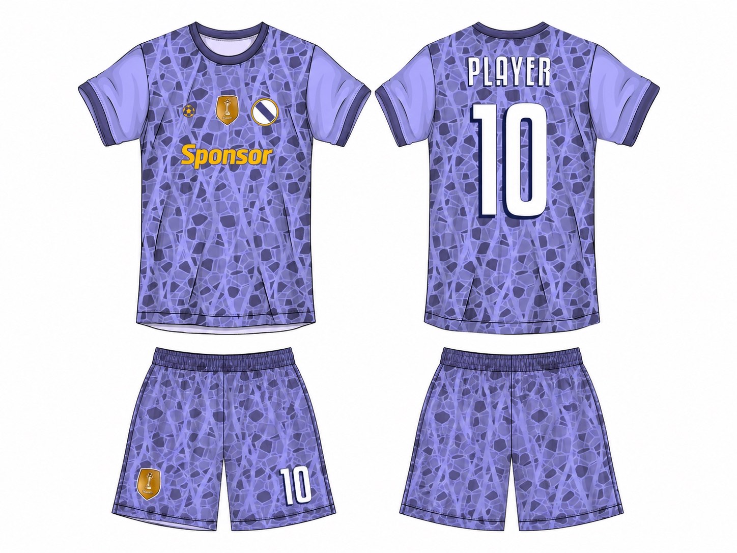 足球球衣设计 3 style 014 football jersey and shorts set