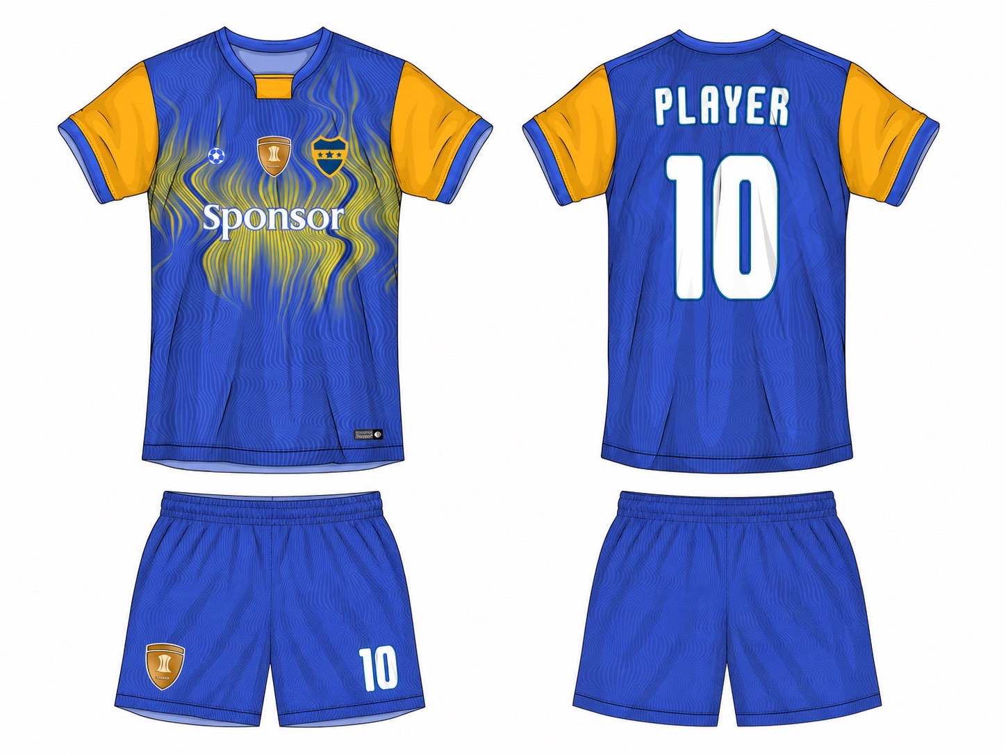 足球球衣设计 3 style 021 football jersey and shorts set