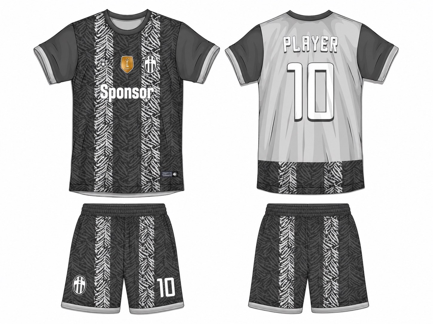 足球球衣设计 3 style 027 football jersey and shorts set