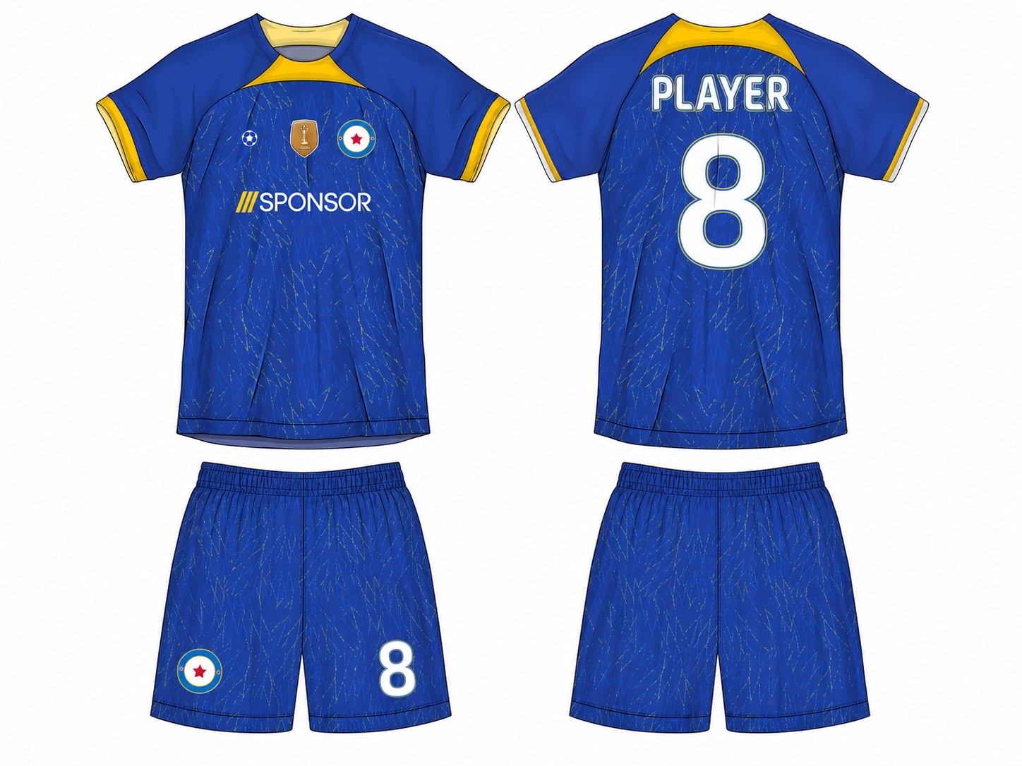 足球球衣设计 3 style 040 football jersey and shorts set