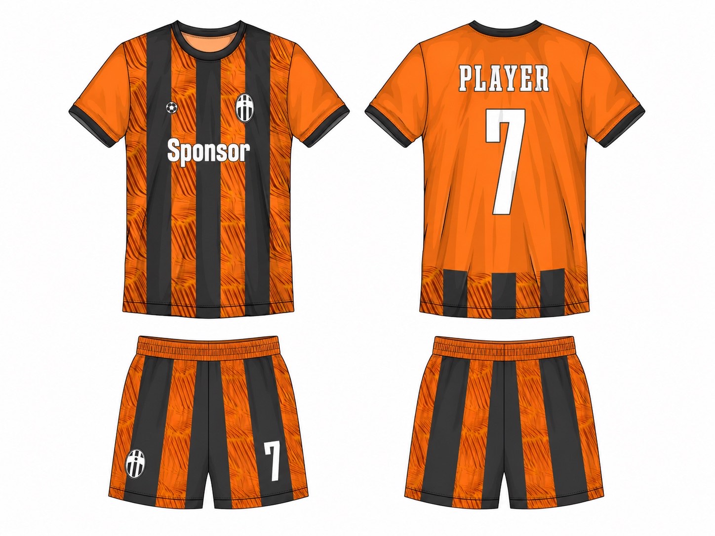足球球衣设计 3 style 054 football jersey and shorts set