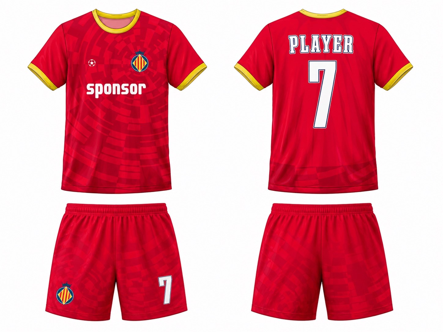 足球球衣设计 3 style 072 football jersey and shorts set