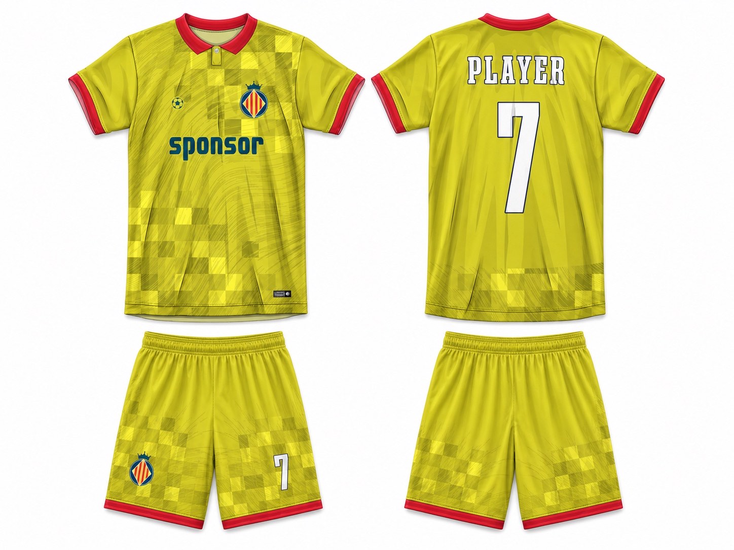 足球球衣设计 3 style 073 football jersey and shorts set