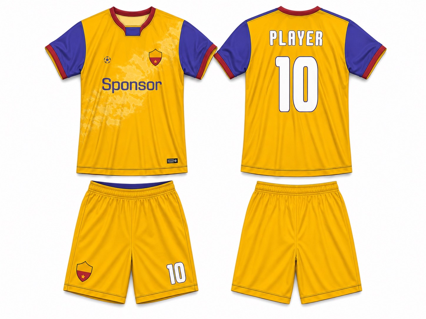 足球球衣设计 3 style 078 football jersey and shorts set