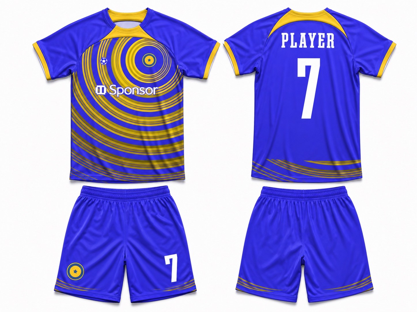 足球球衣设计 3 style 092 football jersey and shorts set