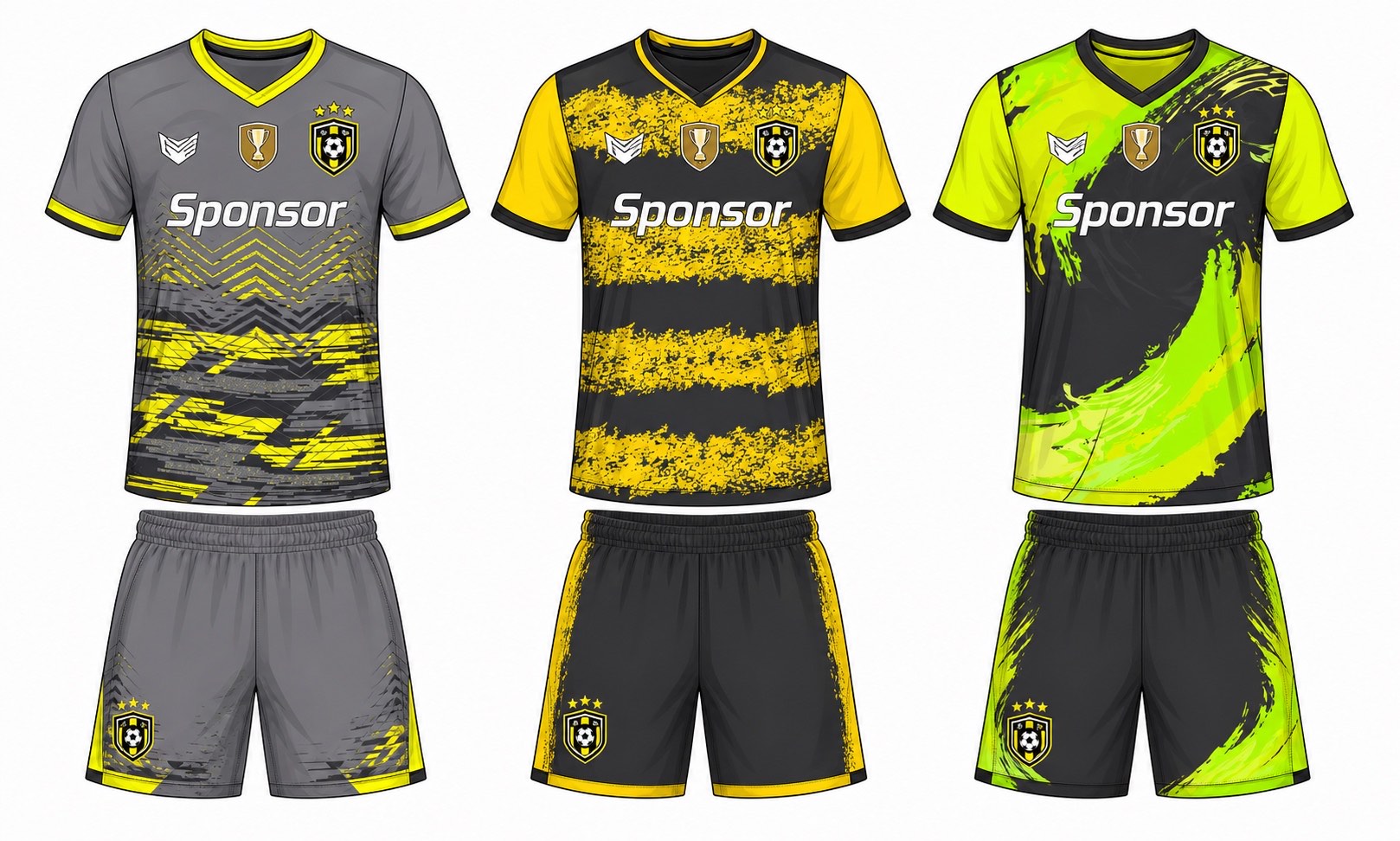 足球球衣设计 4 style 004 football jersey and shorts set