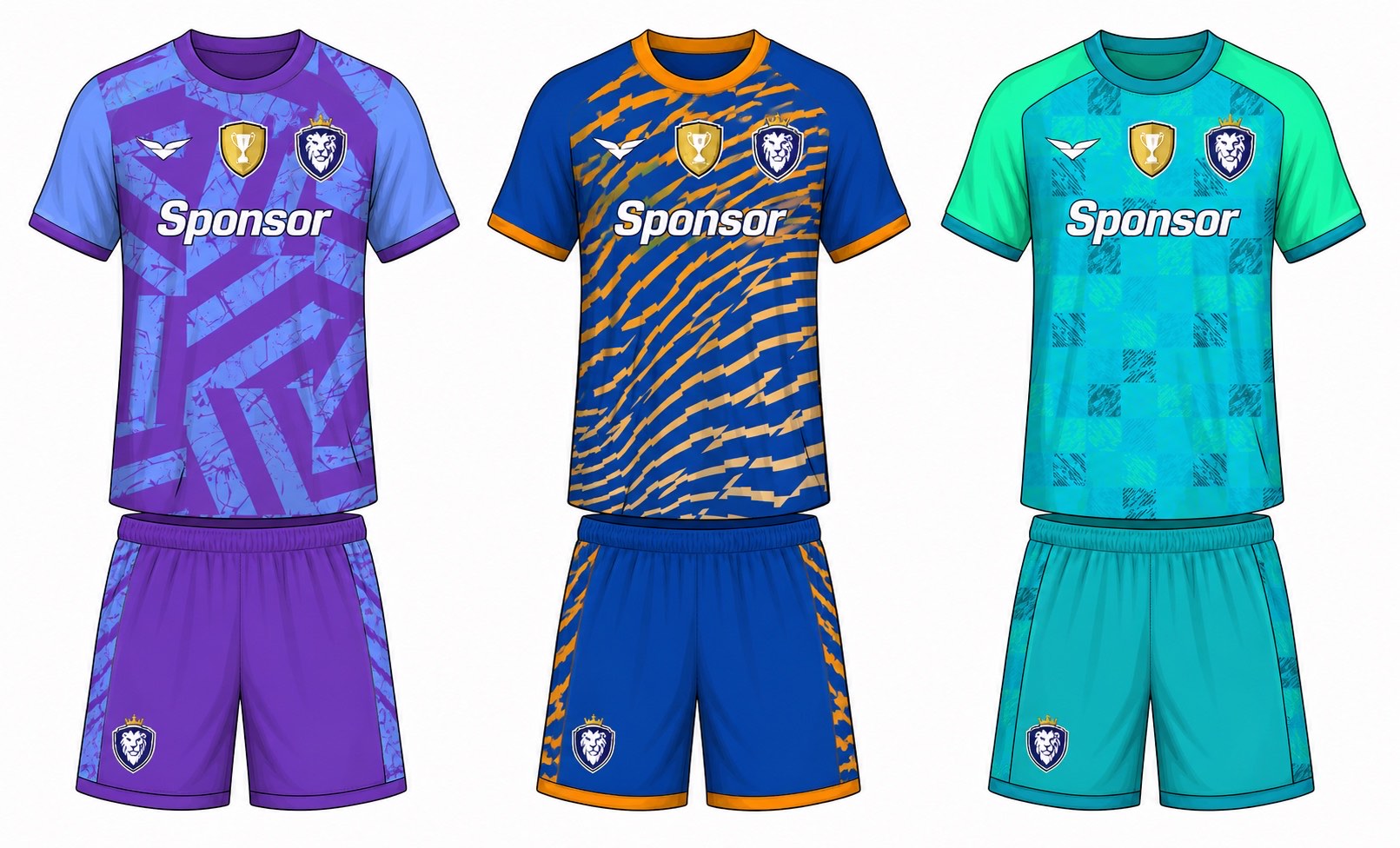 足球球衣设计 4 style 010 football jersey and shorts set