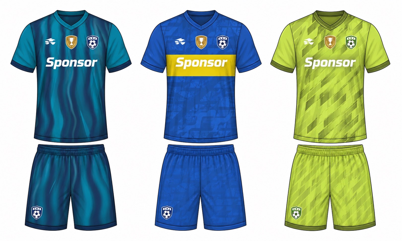 足球球衣设计 4 style 022 football jersey and shorts set