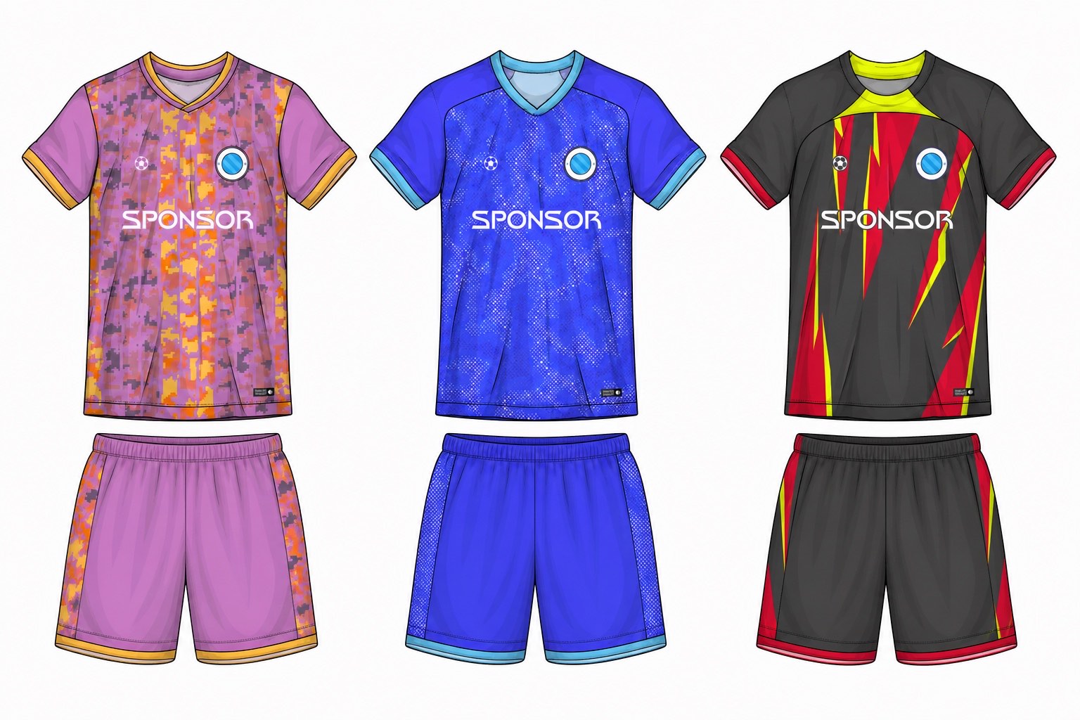足球球衣设计 4 style 027 football jersey and shorts set