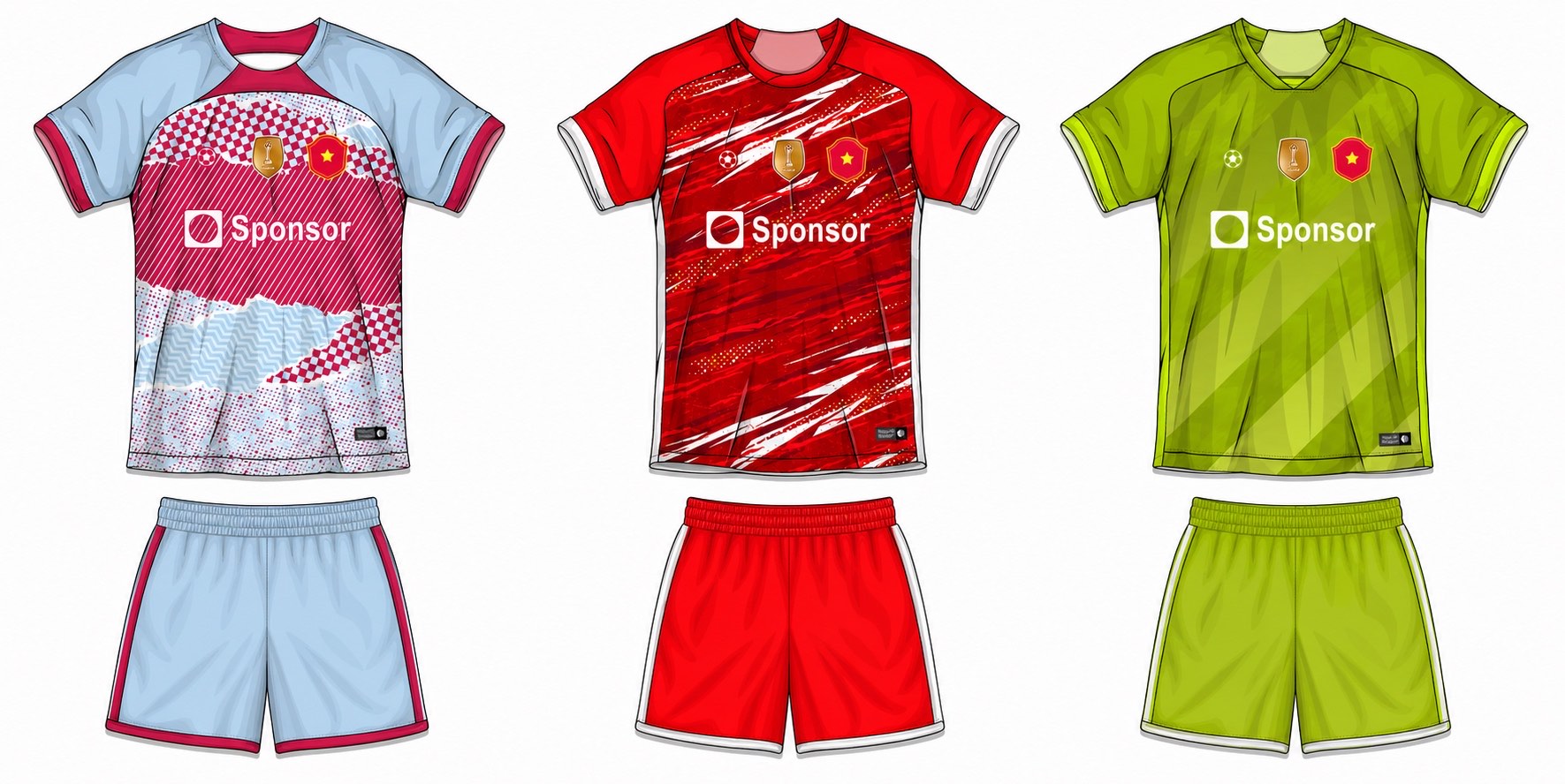 足球球衣设计 4 style 029 football jersey and shorts set