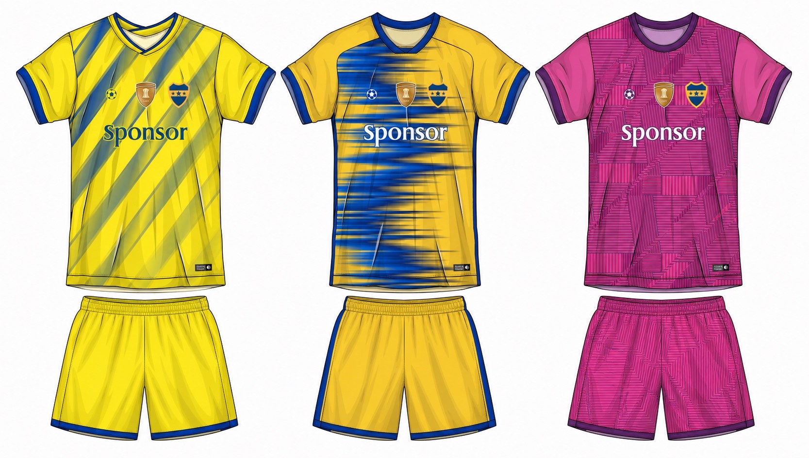 足球球衣设计 4 style 032 football jersey and shorts set