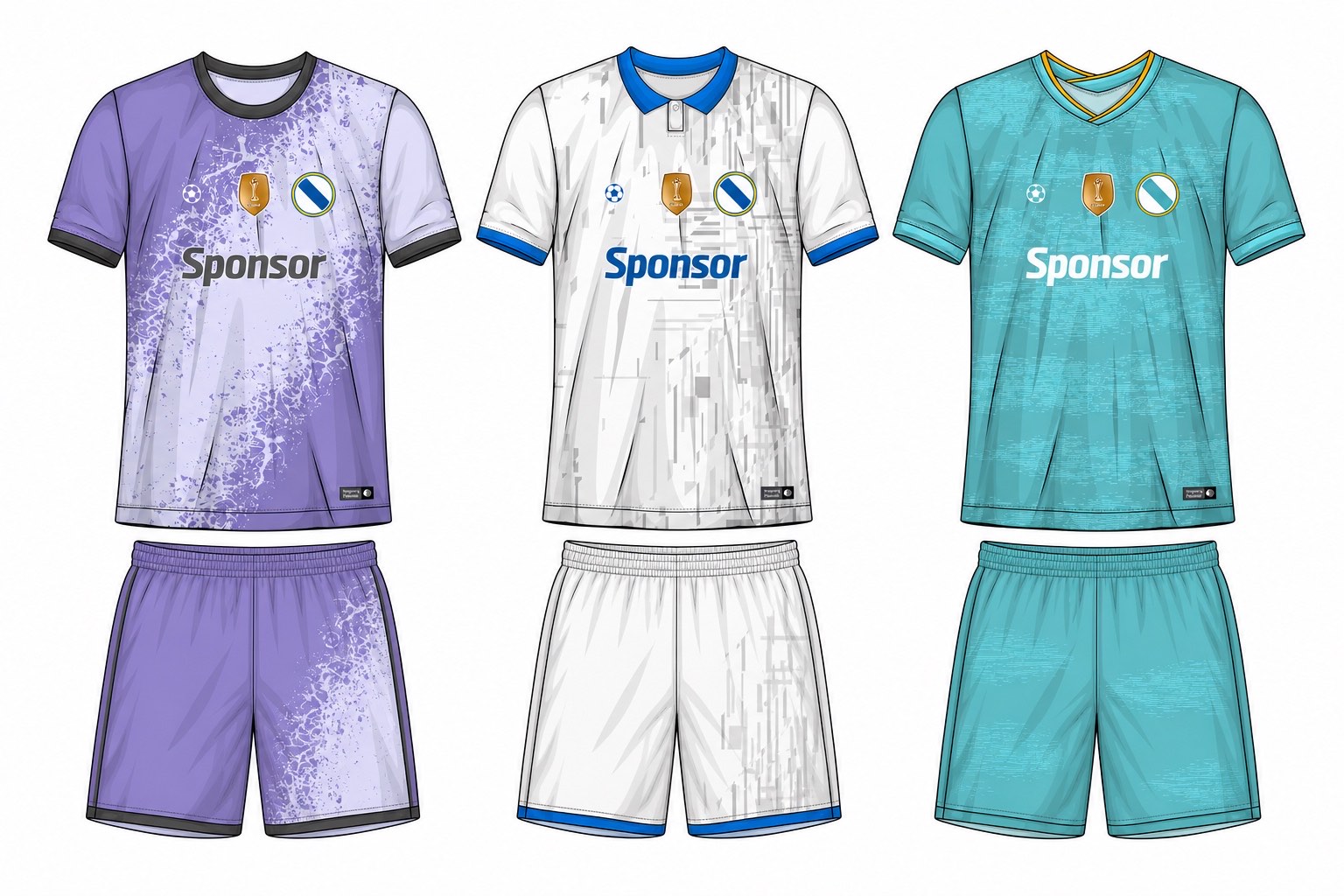 足球球衣设计 4 style 040 football jersey and shorts set