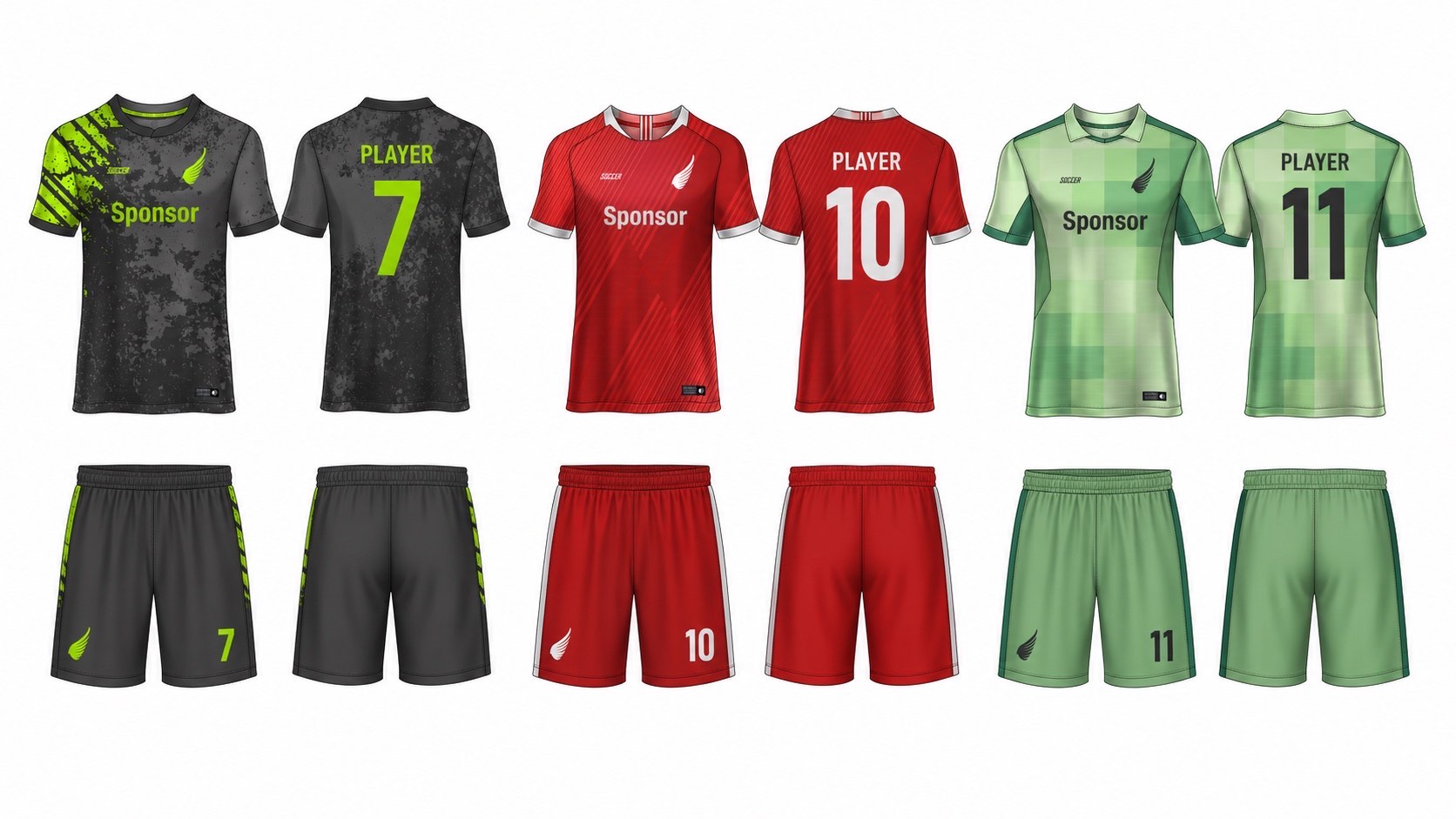 1926 球服花纹图案 style 001 football jersey and shorts set