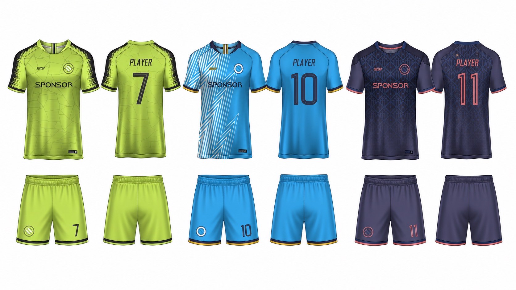 1926 球服花纹图案 style 005 football jersey and shorts set