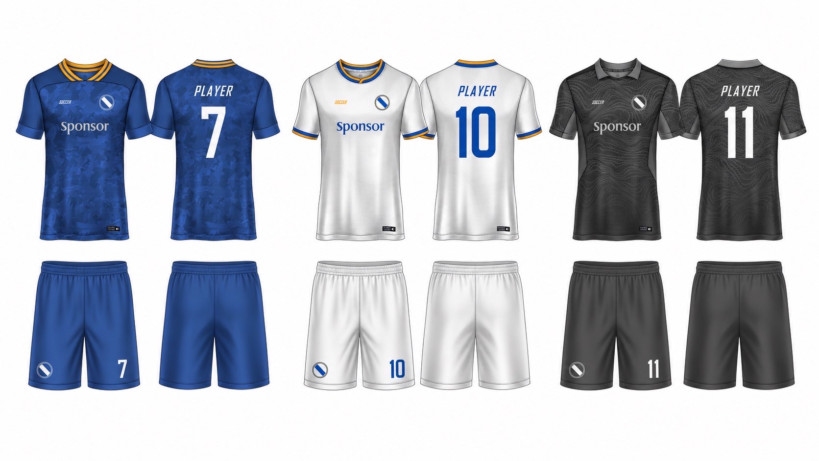 1926 球服花纹图案 style 006 football jersey and shorts set