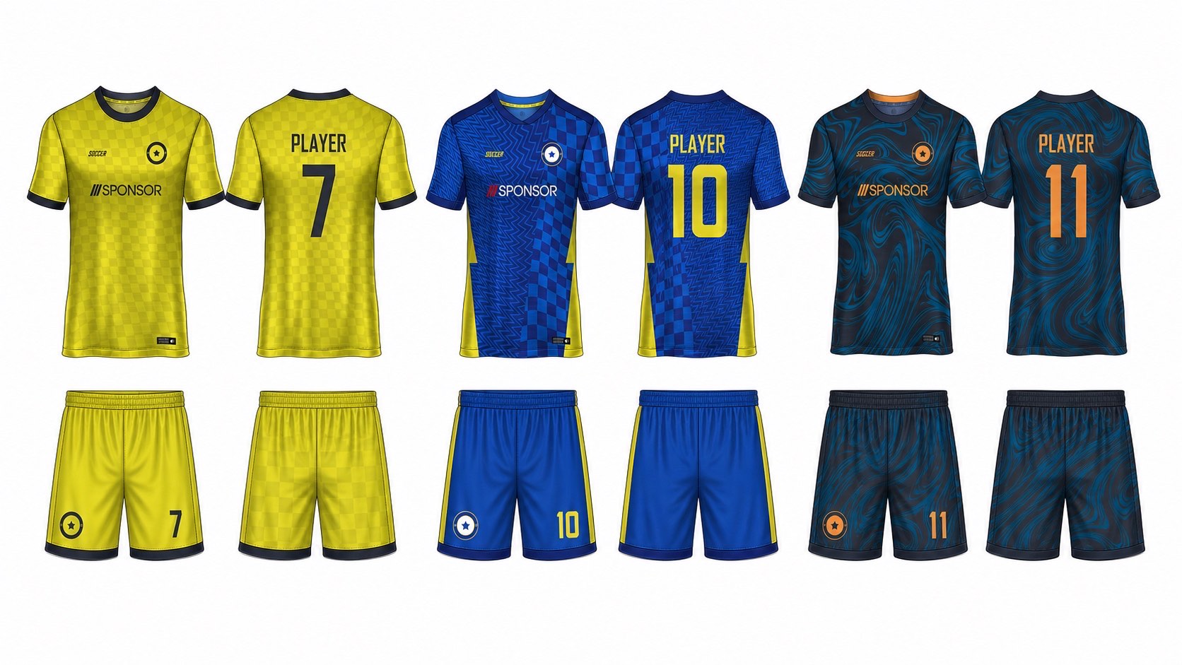 1926 球服花纹图案 style 010 football jersey and shorts set