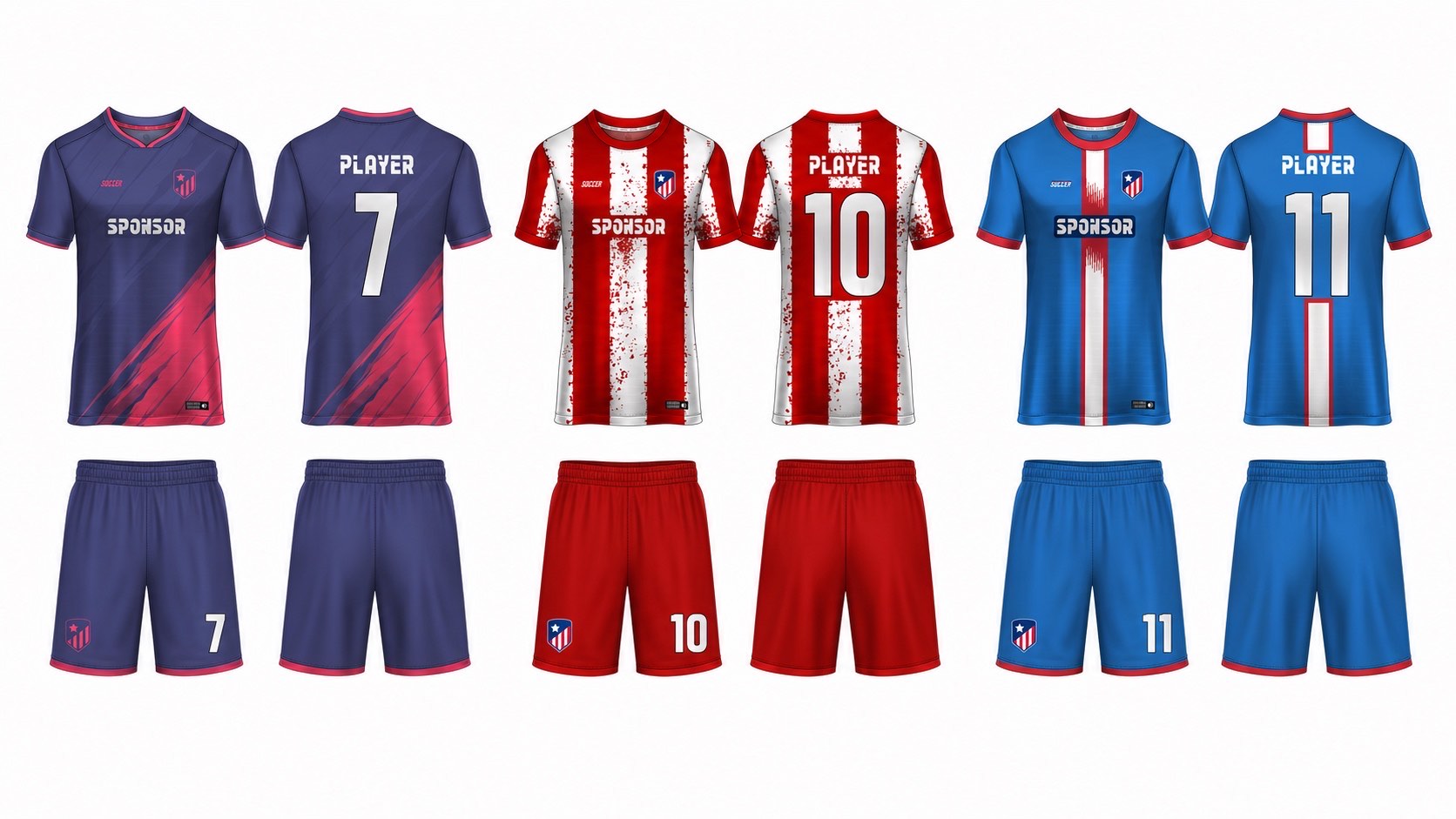 1926 球服花纹图案 style 012 football jersey and shorts set
