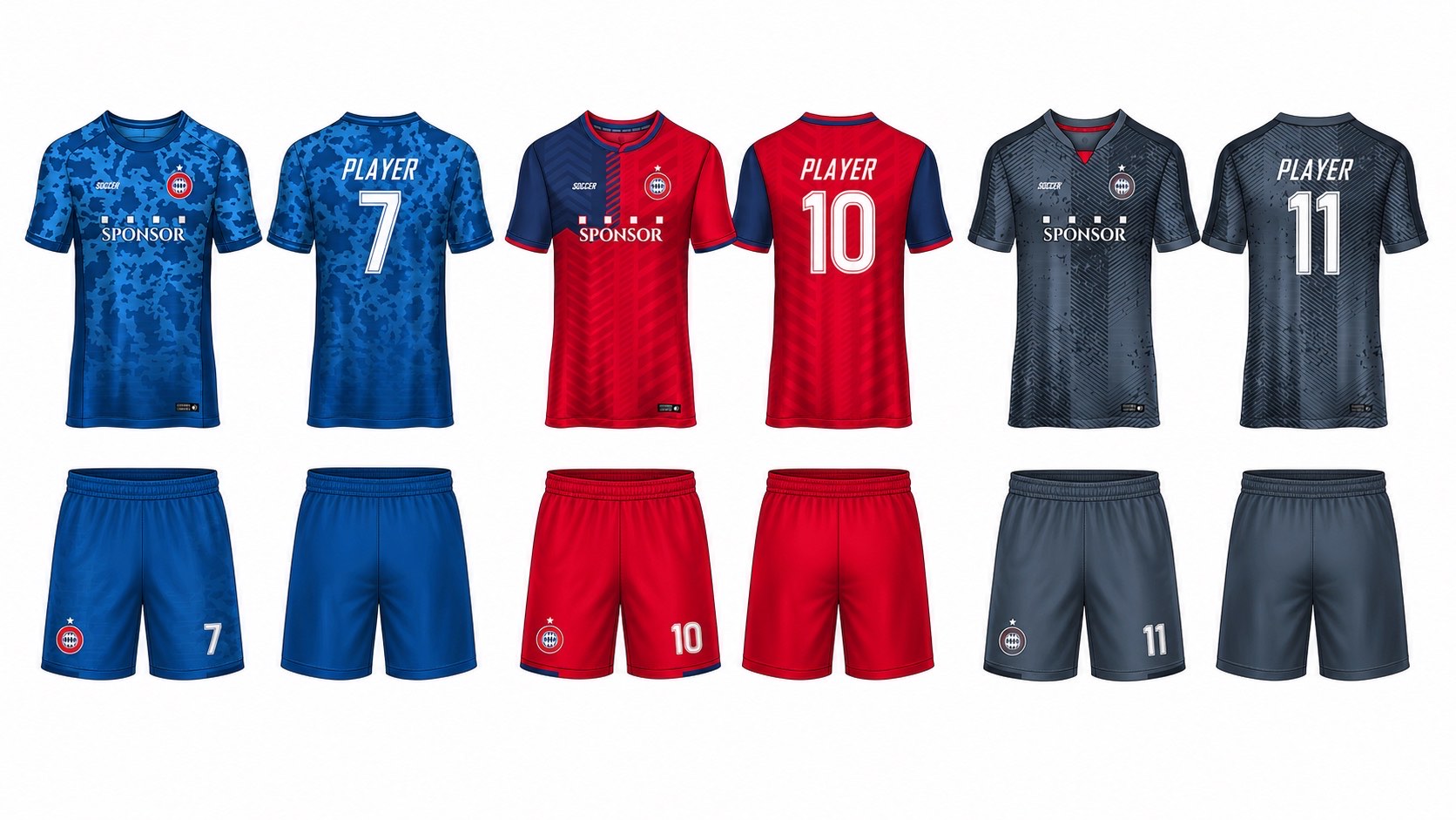 1926 球服花纹图案 style 013 football jersey and shorts set