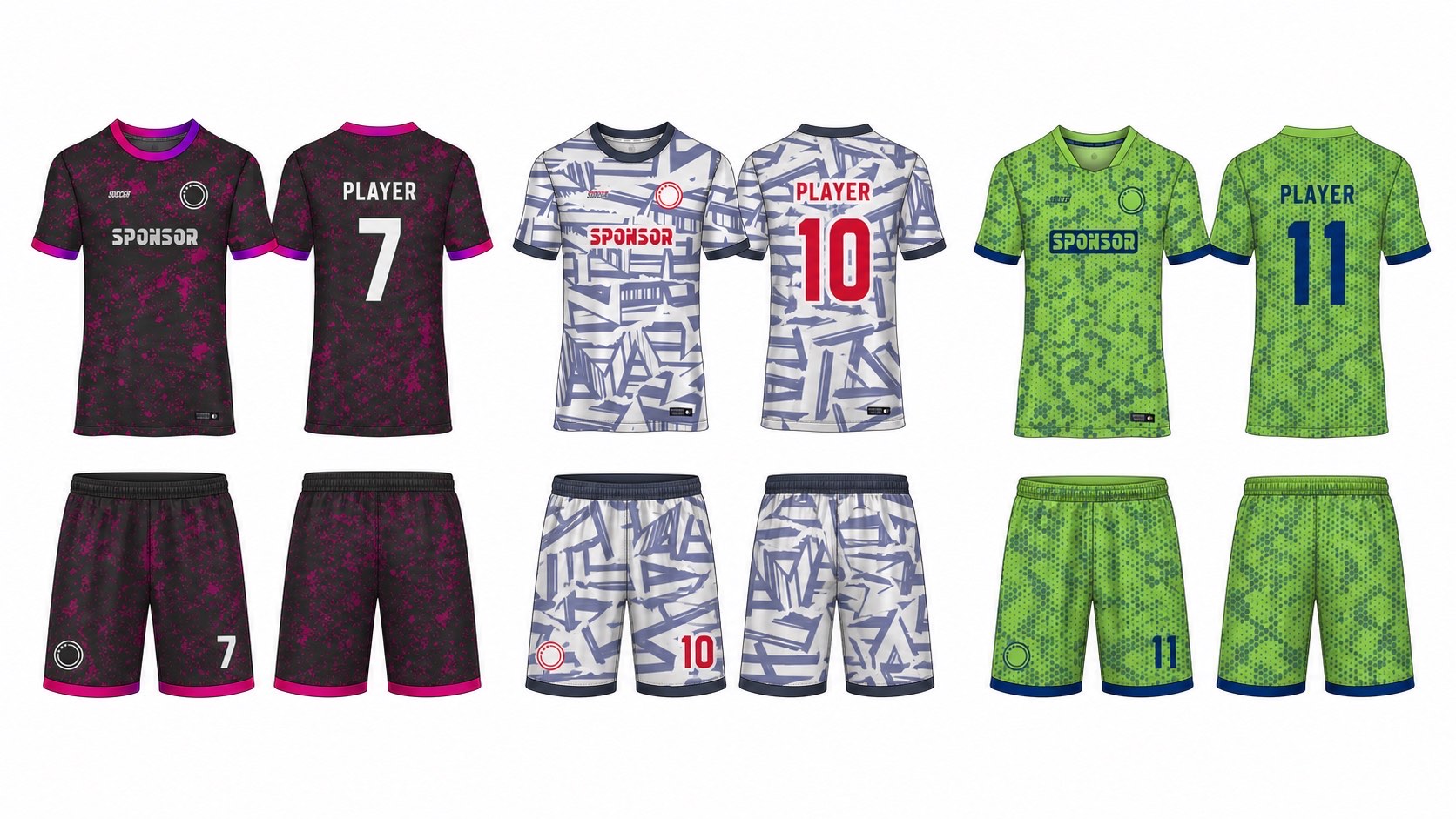 1926 球服花纹图案 style 021 football jersey and shorts set